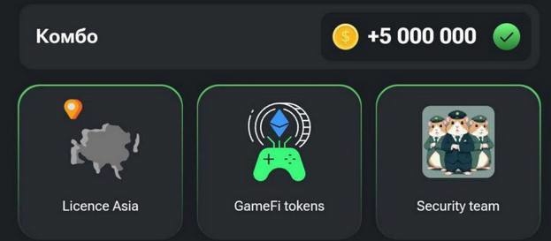 Комбо-карточки Hamster Kombat на 14-15 августа.