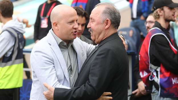 Марко Николич и Валерий Газзаев в матче ЦСКА — «Пари НН»