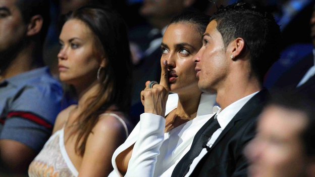 Ирина Шейк и Криштиану Роналду.