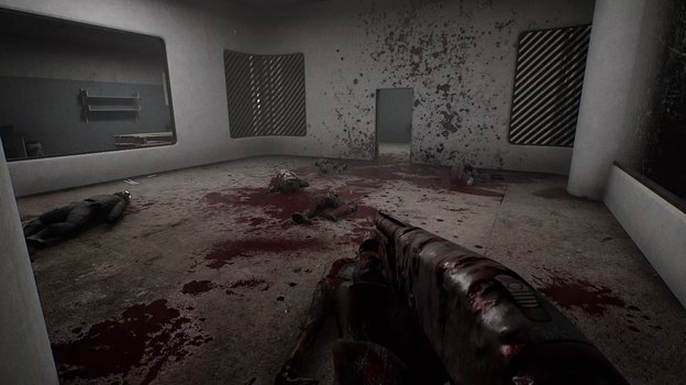 Белая комната.