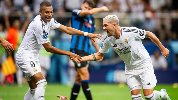 Килиан Мбаппе и Федерико Вальверде («Реал»).