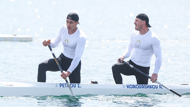 На Олимпиаде в Париже Алексей Коровашков выступал в паре с Захаром Петровым.