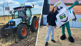 Красивые девушки и разбитые трактора. Под Саратовом идет чемпионат России по пахоте — и это мем