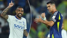 Футболисты Малком и Криштиану Роналду