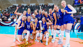 Волейболистки команды Терзича