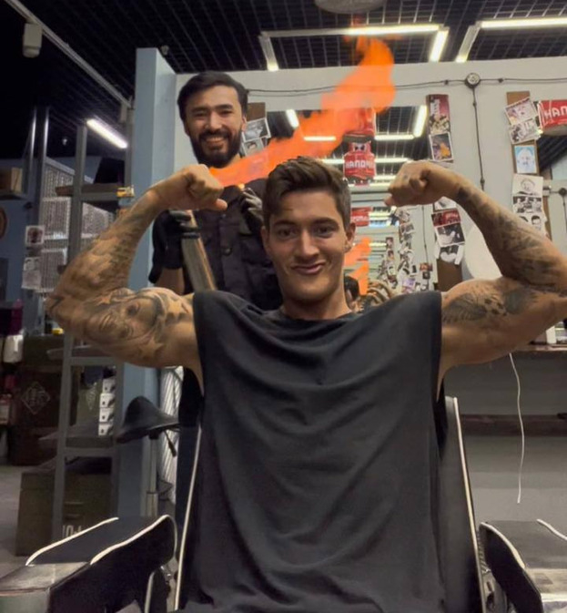 Алишер Джураев и Матиас Норманн.