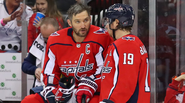 Александр Овечкин и Никлас Бэкстрем.