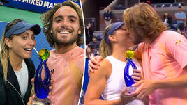 «Одно из самых крутых свиданий». Циципас и Бадоса одержали «безумную» победу на US Open