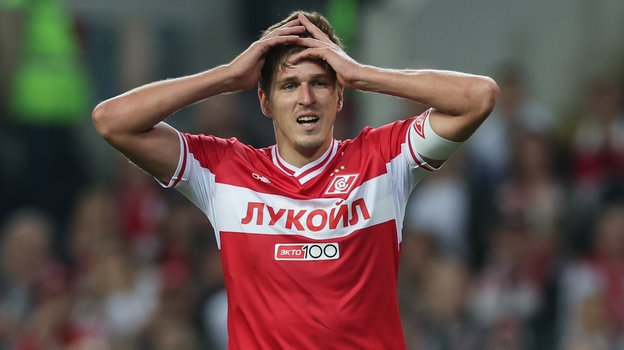 Александр Соболев. Футболист «Спартака» Александр Соболев