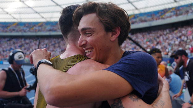 Якоб Ингебригтсен и Арман Дюплантис. Якоб Ингебригтсен и Арман Дюплантис