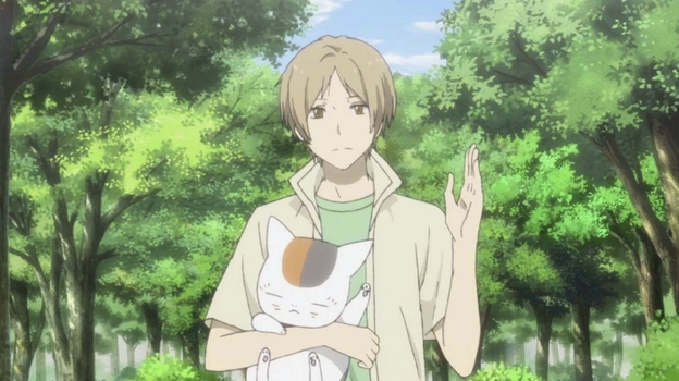 Кадр из аниме «Тетрадь дружбы Нацуме»