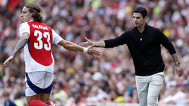 Риккардо Калафьори и Микель Артета