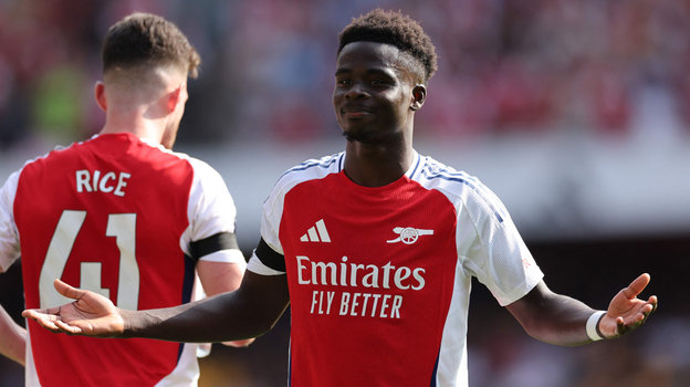 Букайо Сака. Футболист «Арсенала» Букайо Сака