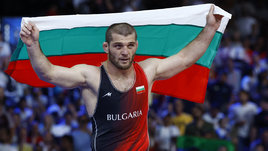 Борец Магомед Рамазанов на Олимпиаде-2024