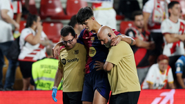 Жесткая травма новой молодой звездочки «Барсы». 17-летний Берналь должен был стать открытием сезона