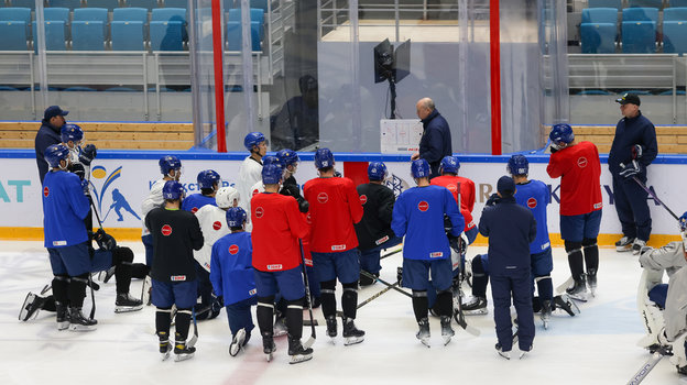 Тренировка сборной Казахстана.