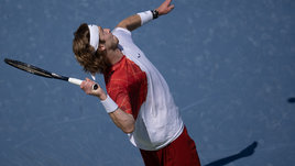 Рублев без проблем прошел в четвертый круг US Open. Но, может, хватит лупить себя по ногам?
