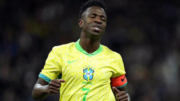 Винисиус в сборной Бразилии.