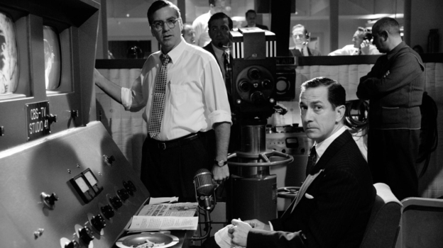 Кадр из фильма «Доброй ночи и удачи»