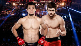 Усман Нурмагомедов победил Александра Шаблия. Онлайн-трансляция финала «Гран-при» Bellator