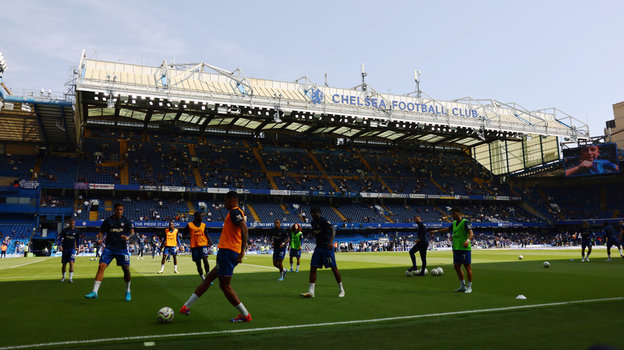 Тренировка «Челси» на «Стэмфорд Бридж».