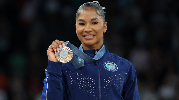 Джордан Чайлз с бронзовой медалью Олимпиады в Париже.