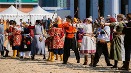 Соревнования по стрельбе из лука на Всемирных Играх кочевников