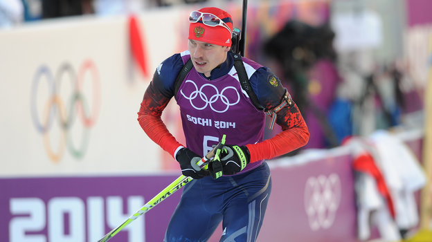 Евгений Устюгов на Олимпиаде в Сочи. Биатлонист Евгений Устюгов на Олимпиаде-2014 в Сочи