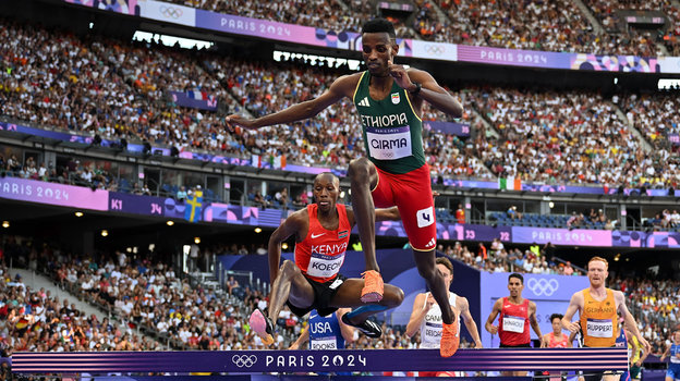 Ламеха Гирма из Эфиопии на Олимпиаде-2024.