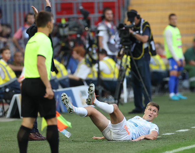 Александр Соболев. Футболист «Зенита» Александр Соболев