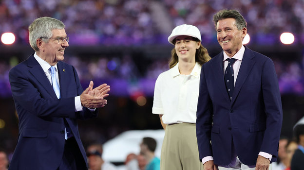 Томас Бах (слева) и Себастьян Коу.