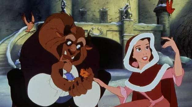 Кадр из мультфильма «Красавица и чудовище»