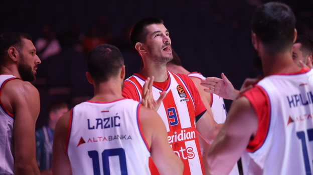 Баскетболисты «Црвены Звезды».