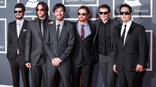 Участники группы Linkin Park в 2010 году. Участники группы Linkin Park в 2010 году