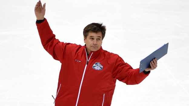 Сергей Козлов на Матче звезд КХЛ-2015 года.