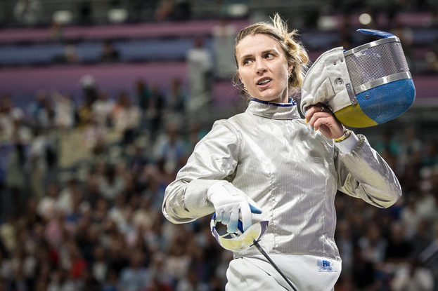 Украинская фехтовальщица Ольга Харлан.