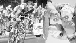 Велогонщик Жак Анкетиль и врачи в больнице