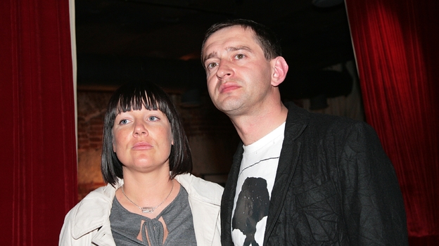 Константин Хабенский с первой женой Анастасией.