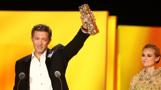 Венсан Кассель на премии «Сезар».