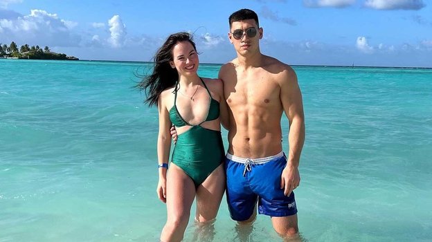 Дмитрий Бивол с бывшей женой Екатериной.