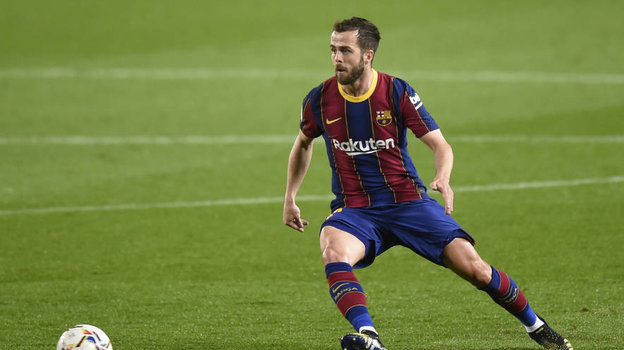 Миралем Пьянич в «Барселоне».