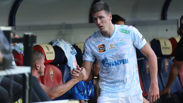 Александр Соболев. Футболист «Зенита» Александр Соболев