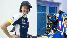 Мотогонщица Анастасия Нифонтова