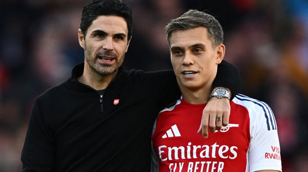 Микель Артета и Леандро Троссар.