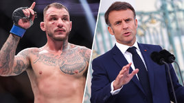 Ренато Мойкано и Эмманюэль Макрон