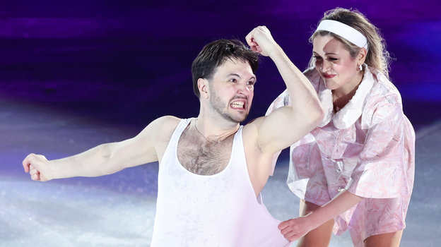 Егор Базин и Елизавета Худайбердиева. Фигуристы Егор Базин и Елизавета Худайбердиева