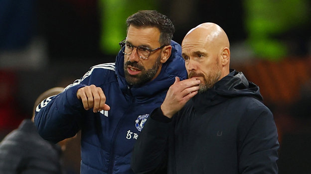 Руд ван Нистелрой (слева) и Эрик тен Хаг.