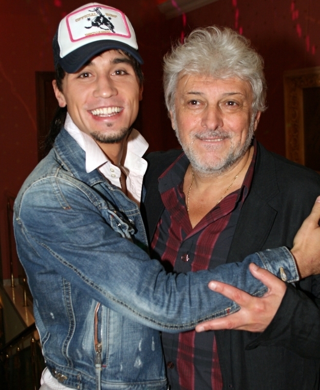 Вячеслав Добрынин и Дима Билан. Вячеслав Добрынин и Дима Билан.