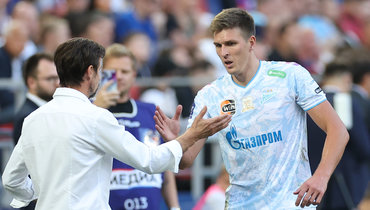 Сергей Семак (слева) и Александр Соболев.