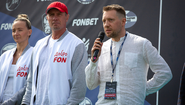 Валентин Голованов и Роман Костомаров.